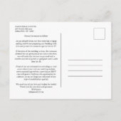 Sophisticated Flourish Wedding Initials Ornamental Aankondigingskaart (Achterkant)