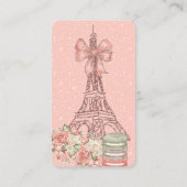 Sophisticated Franse elegantie boek aanvraag Kaart (Achterkant)