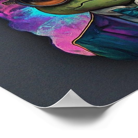 Sophisticated Frog in het Poster van de stad (Hous (Hoek)