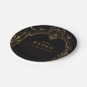 Sophisticated Glam Halloween Papieren Bordje (Gekanteld)