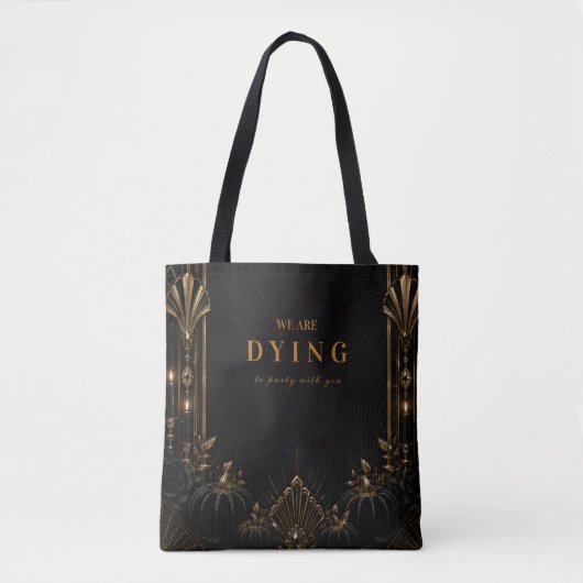 Sophisticated Glam Halloween Tote Bag (Voorkant)