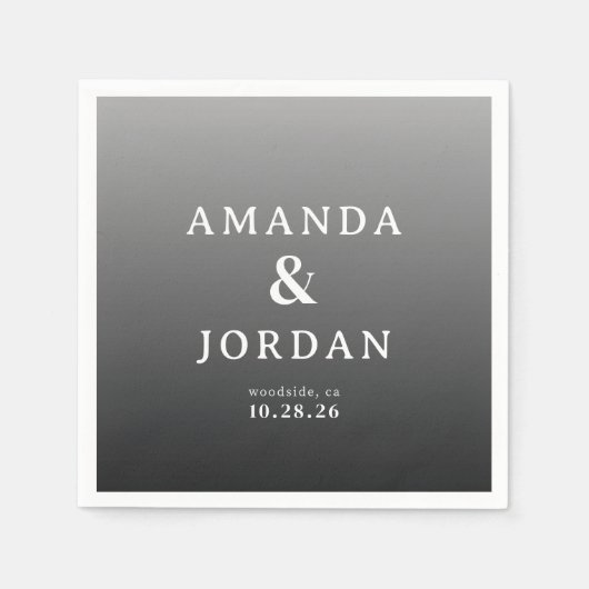 Sophisticated Gray Minimalist Typographic Servet (Voorkant)