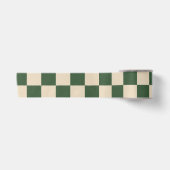 Sophisticated Groen en Crème Rut Satijnen Lint (Voorkant)