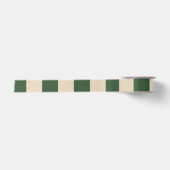 Sophisticated Groen en Crème Rut Satijnen Lint (Voorkant)