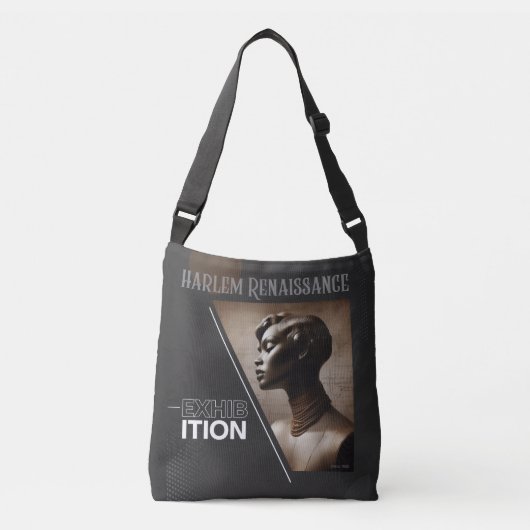 Sophisticated Harlem Renaissance Exhibition Crossbody Tas (Voorkant)