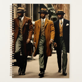 Sophisticated Harlem Renaissance Gentlemen Planner