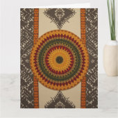 Sophisticated Luxe Afrikaans Caribisch Azië Bedankkaart (Voorkant)