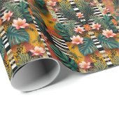 Sophisticated Luxury African Asian Caribbean  Cadeaupapier (Rol Hoek)