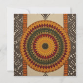 Sophisticated Luxury African Caribbean Asian Bedankkaart (Voorkant)