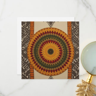 Sophisticated Luxury African Caribbean Asian Bedankkaart