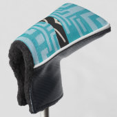 Sophisticated Luxury African Caribbean Bagagelabel Golfheadcover (3/4 voorkant)