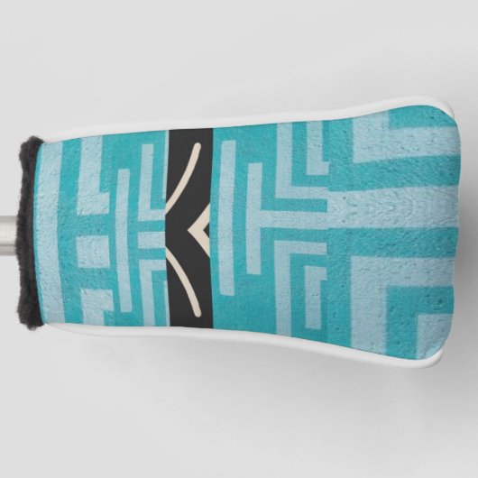 Sophisticated Luxury African Caribbean Bagagelabel Golfheadcover (Voorkant)