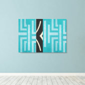 Sophisticated Luxury African Caribbean Canvas Afdruk (Insitu (Houten vloer))