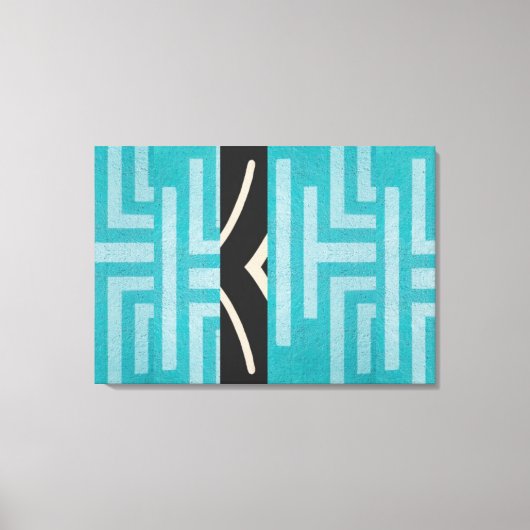 Sophisticated Luxury African Caribbean Canvas Afdruk (Voorkant)