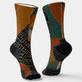 Sophisticated Luxury African Caribbean Crew Sokken (Gebogen)