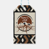 Sophisticated Luxury African Caribbean Gift Label Cadeaulabel (Achterkant)