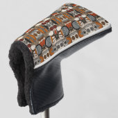 Sophisticated Luxury African Caribbean Golfheadcover (3/4 voorkant)