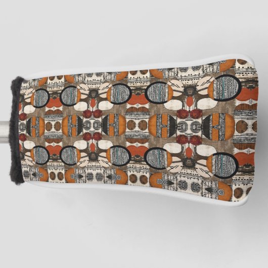 Sophisticated Luxury African Caribbean Golfheadcover (Voorkant)