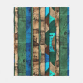 Sophisticated Luxury African Caribbean Island Fleece Deken (Voorkant)