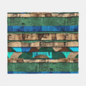 Sophisticated Luxury African Caribbean Island Fleece Deken (Voorkant (Horizontaal))