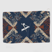 Sophisticated Luxury African Caribbean Island Golfhanddoek (Horizontaal)