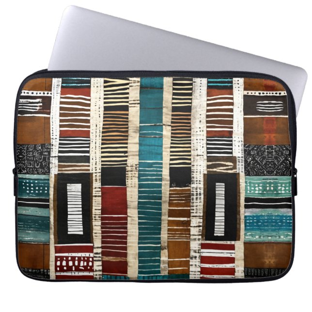 Sophisticated Luxury African Caribbean Island Laptop Sleeve (Voorkant)
