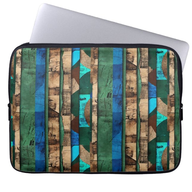 Sophisticated Luxury African Caribbean Island Laptop Sleeve (Voorkant)