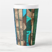 Sophisticated Luxury African Caribbean Island Latte Mok (Voorkant)