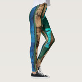 Sophisticated Luxury African Caribbean Island Leggings (Rechts)
