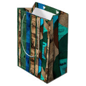 Sophisticated Luxury African Caribbean Island Medium Cadeauzakje (Achterkant Gekanteld)