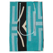 Sophisticated Luxury African Caribbean Island Medium Cadeauzakje (Achterkant)