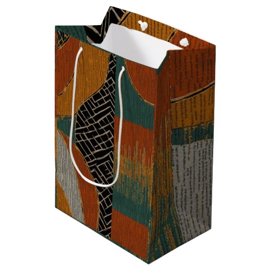 Sophisticated Luxury African Caribbean Island Medium Cadeauzakje (Voorkant Gekanteld)