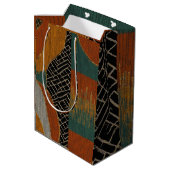 Sophisticated Luxury African Caribbean Island Medium Cadeauzakje (Achterkant Gekanteld)