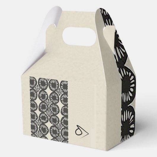 Sophisticated Luxury African Caribbean Minimalist Bedankdoosjes (Voorkant)