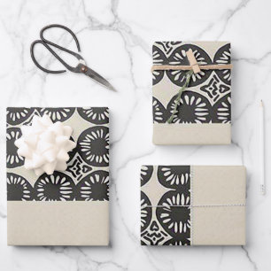 Sophisticated Luxury African Caribbean Minimalist Inpakpapier Vel