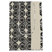 Sophisticated Luxury African Caribbean Minimalist Medium Cadeauzakje (Achterkant)