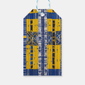 Sophisticated Luxury African Caribbean Mudcloth Cadeaulabel (Achterkant)