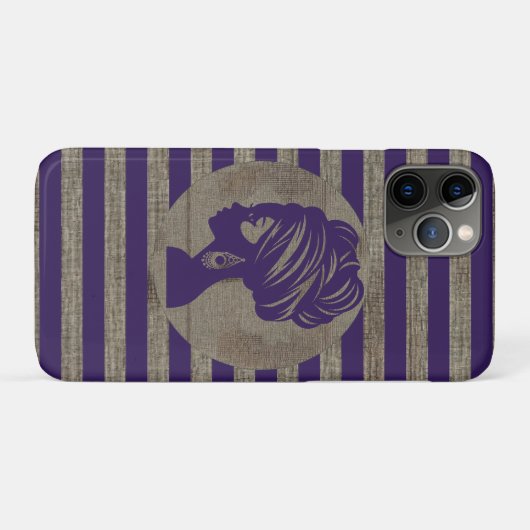 Sophisticated Luxury African Caribbean Mudcloth Case-Mate iPhone Case (Achterkant (horizontaal))