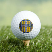 Sophisticated Luxury African Caribbean Mudcloth Golfballen (Insitu Shirt)
