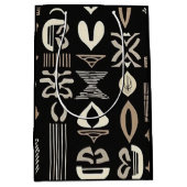 Sophisticated Luxury African Caribbean Mudcloth Medium Cadeauzakje (Voorkant)