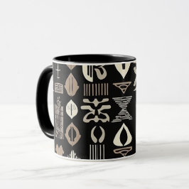 Sophisticated Luxury African Caribbean Mudcloth Mok