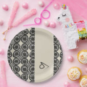 Sophisticated Luxury African Caribbean Papieren Bordje (Feest)