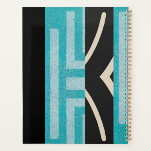 Sophisticated Luxury African Caribbean Planner (Achterkant)