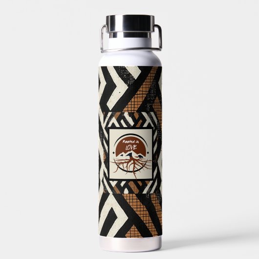 Sophisticated Luxury African Caribbean Waterfles (Achterkant)