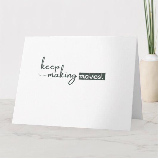 Sophisticated minimalist kaart (Voorkant)