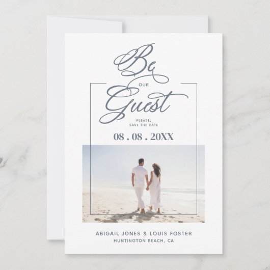 Sophisticated Minimalist Photo Elegant Script (Voorkant)