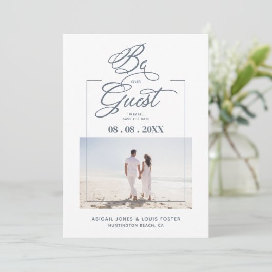 Sophisticated Minimalist Photo Elegant Script (Staand voorkant)