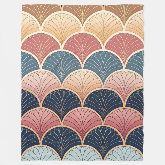 Sophisticated Modern Abstract Seamless Pattern  Fleece Deken (Voorkant)