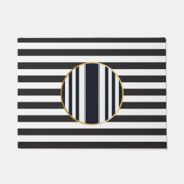 Sophisticated modern elegant  deurmat