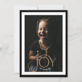 Sophisticated Modern Joy Vakantie Fotokaart Feestdagenkaart (Voorkant)